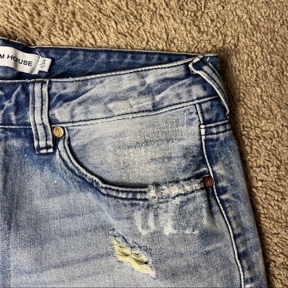 Denim House Ripped light-fading blue jeans - Picture 3 of 11